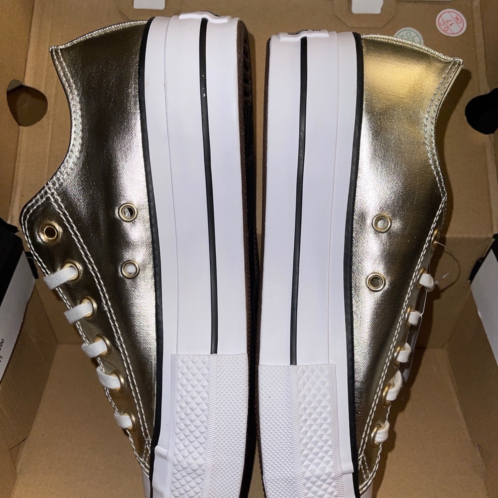 Metallic Converse Ox Shoes